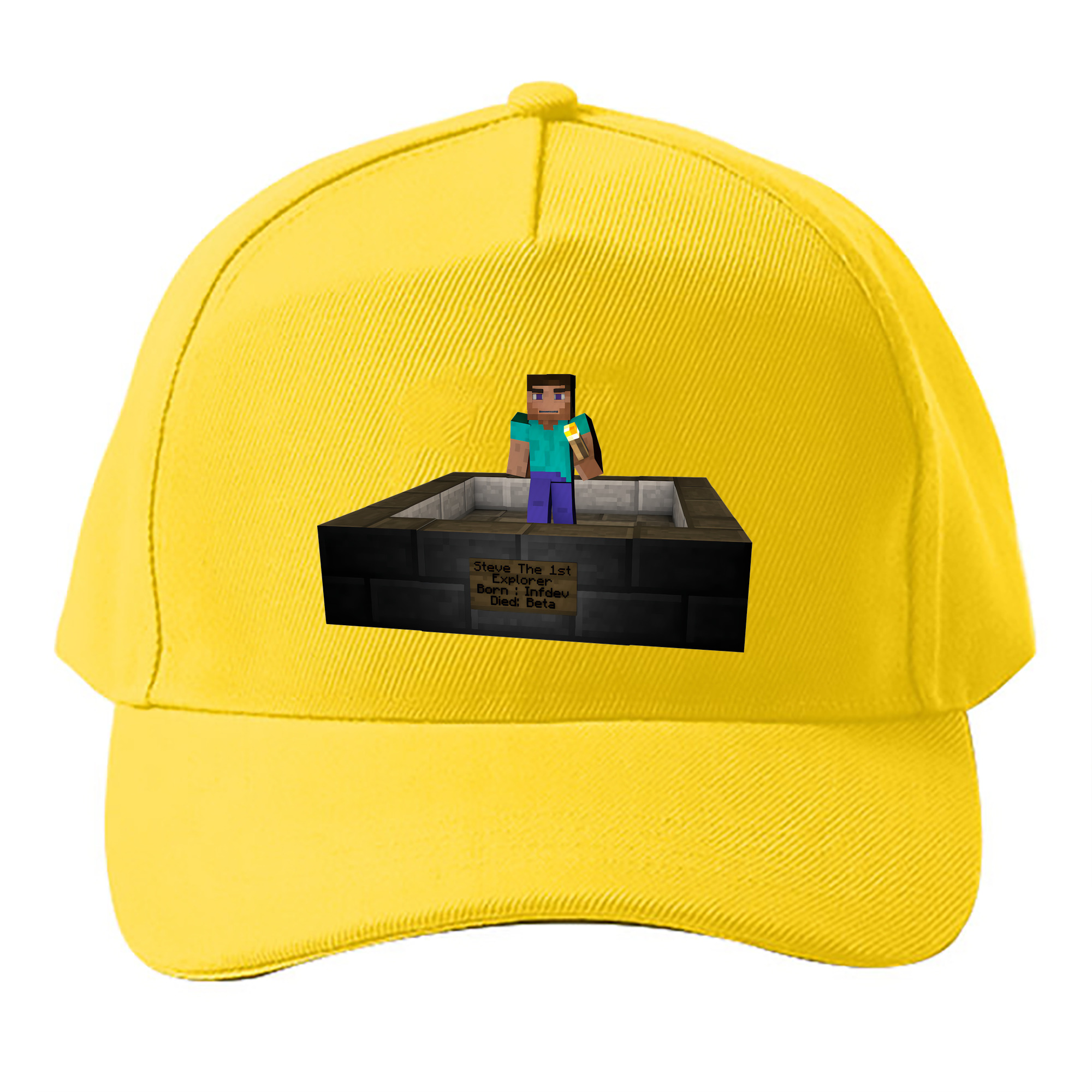 （画像用） マインクラフト ブロックの世界 Minecraft MC Block world ベースボールキャップ 綿100％ 男女兼用 帽子 スポーツ